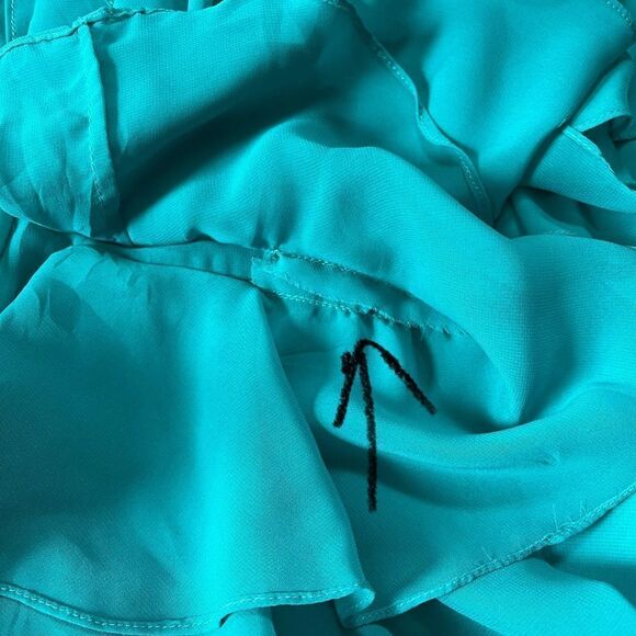 MIKAEL AGHAL Scoop Neck Midi Length Dress 0 - Picture 12 of 12